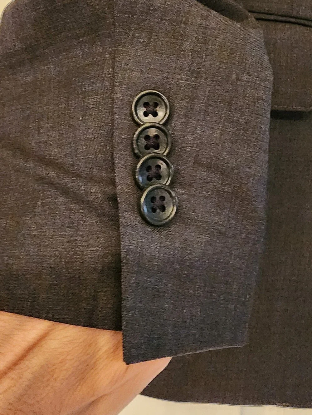BONOBOS Daily Grind Tailored Fit Suit Jacket in Charcoal Grey Size 36S